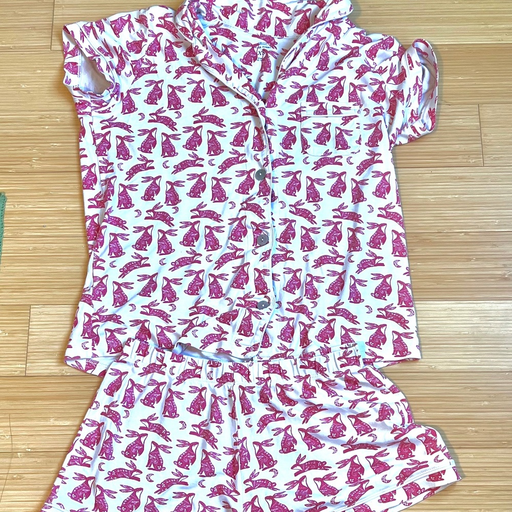 roller rabbit pj set size xs